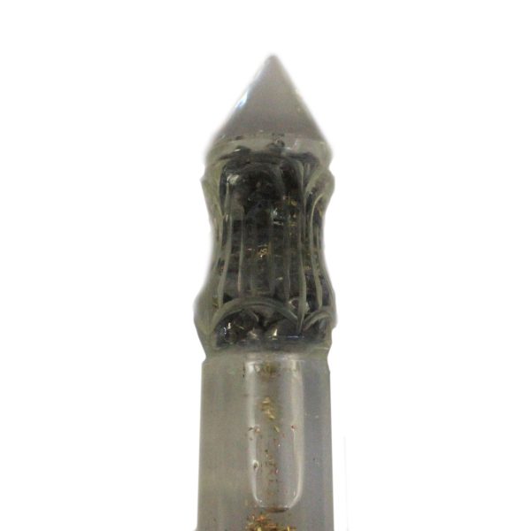 Orgonite Water Wand Carved with Copper & Gemchips - Image 3