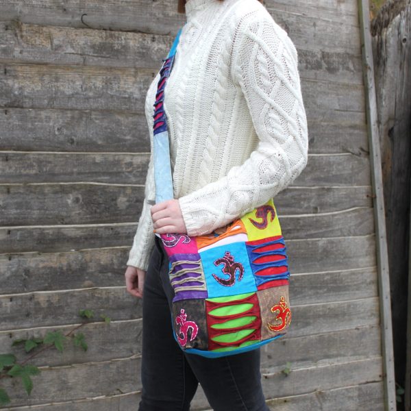 Ethnic Sling Bag - Sand / Peace - Image 3