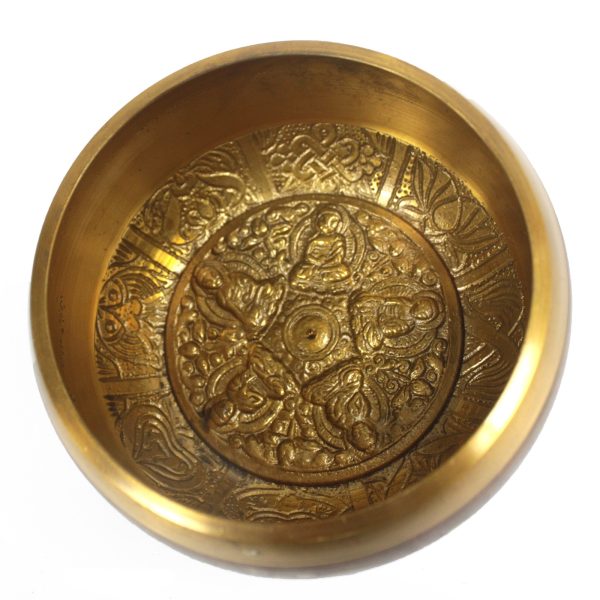 Lrg Five Buddha Singing Bowl - Image 2