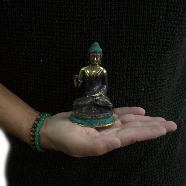 Med Hand Up Sitting Buddha - Image 2
