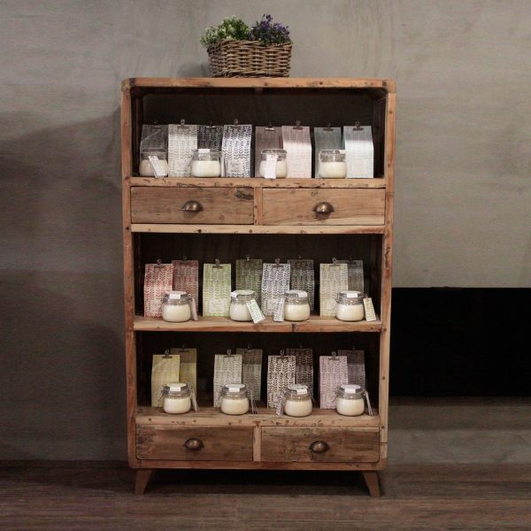 Shelf Display - Recycled Wood - 100x40x160cm - Image 2