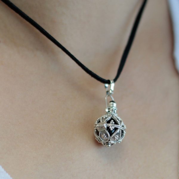 Silver Angel Bell - Darkness - 16mm - Image 2