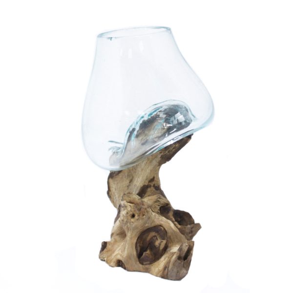Molten Glass on Wood - Medium Bowl - Image 2