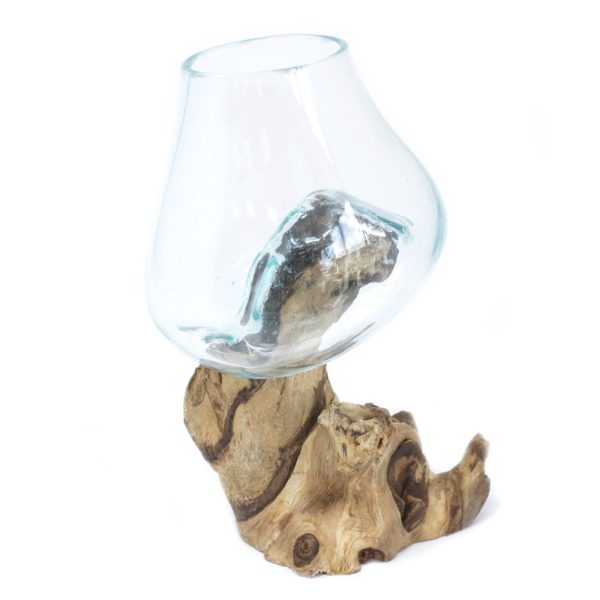 Molten Glass on Wood - Medium Bowl - Image 3