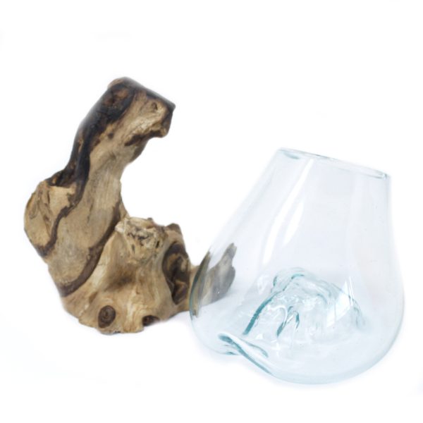 Molten Glass on Wood - Medium Bowl - Image 4