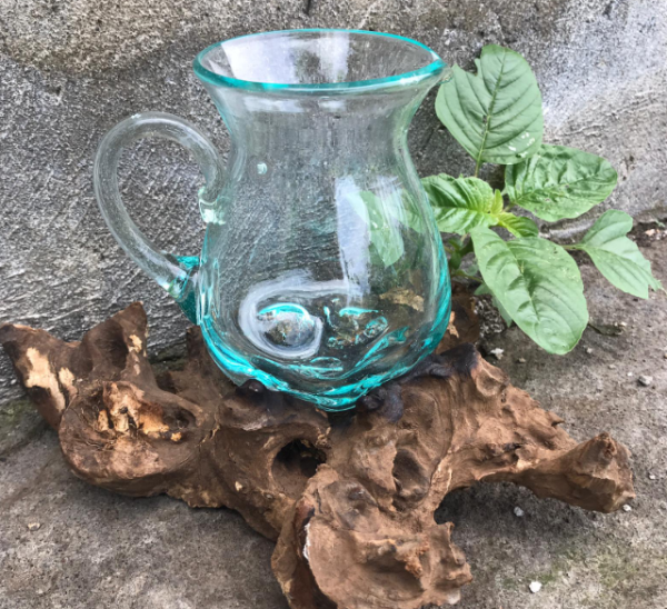 Molten Glass on Wood- Water Jug - Image 2