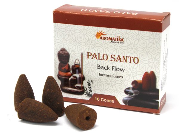 Aromatica Backflow Incense Cones - Palo Santo - Image 3