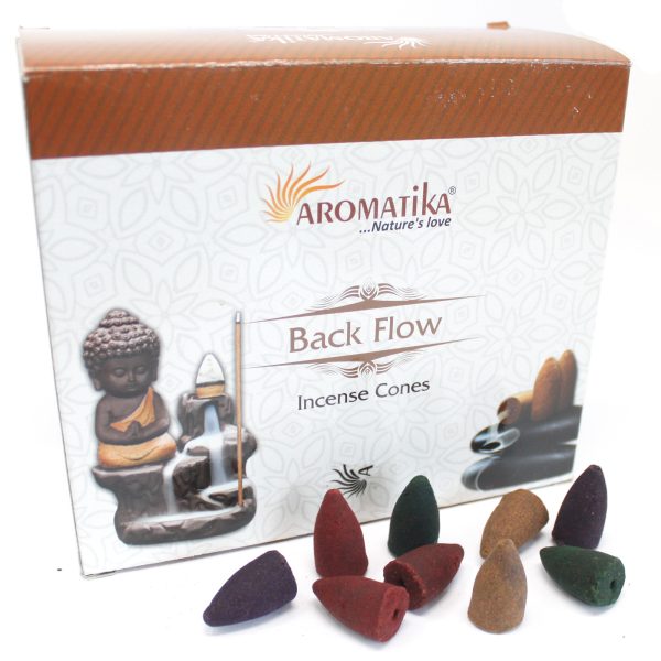 Aromatica Backflow Incense Cones - 7 Charkras - Image 3