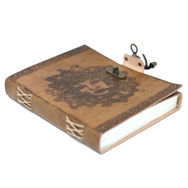 Leather Greenman Notebook (6x8") - Image 2