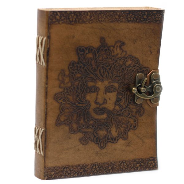 Leather Greenman Notebook (6x8") - Image 3