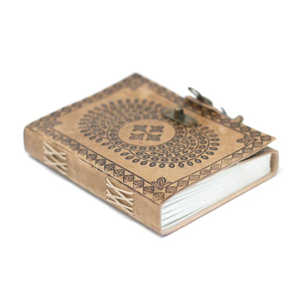 Leather Blue Mandala Notebook (7x5") - Image 2