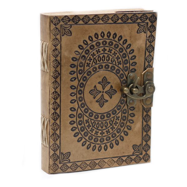 Leather Blue Mandala Notebook (7x5") - Image 3