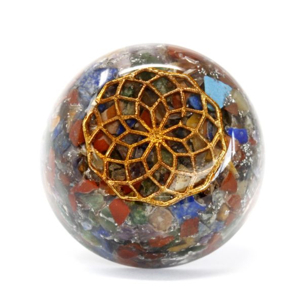 Orgonite Desk Power Packs - Multi Stone Dome - Image 2