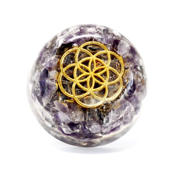 Orgonite Desk Power Packs - Amethyst Dome - Image 2