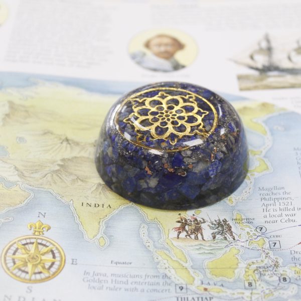 Orgonite Desk Power Packs - Lapis Dome - Image 3