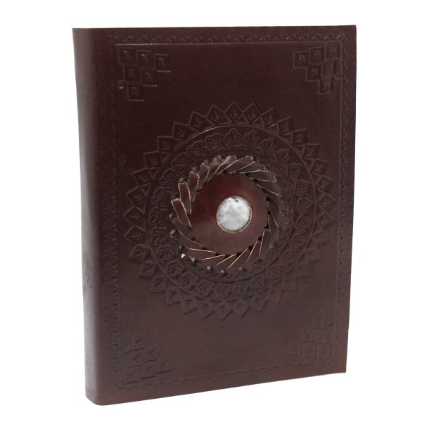 Leather Moonstone Notebook (7x5") - Image 2