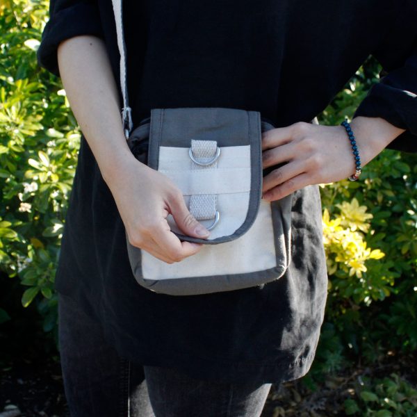Natural Travel Bag - Charcoal - Image 3