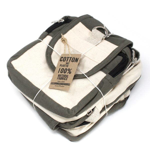 Natural Travel Bag - Charcoal - Image 4