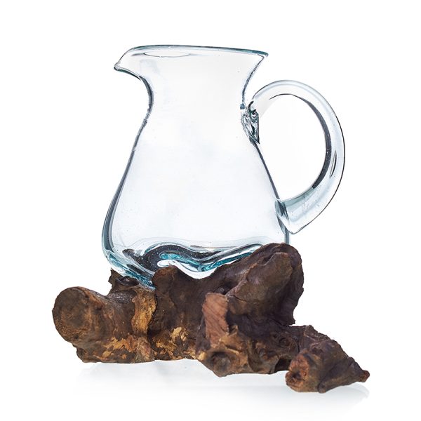 Molten Glass on Wood- Water Jug - Image 4