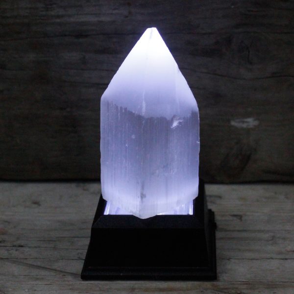 Selenite Pencil Point Tower - 10 cm - Image 3
