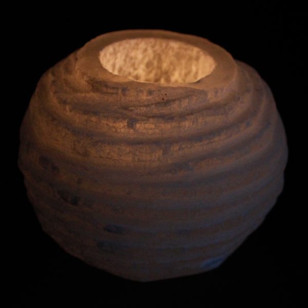 Selenite Snowball Candle Holder - 8 cm - Image 3