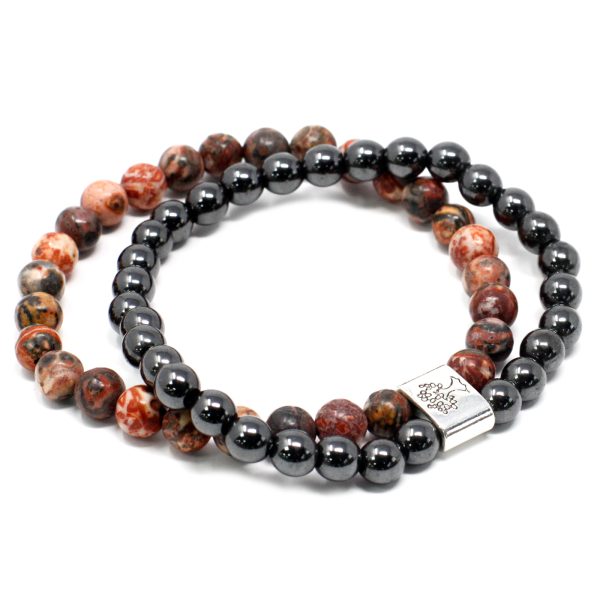 Magnetic Gemstone Bracelet - Leopard Skin - Image 2