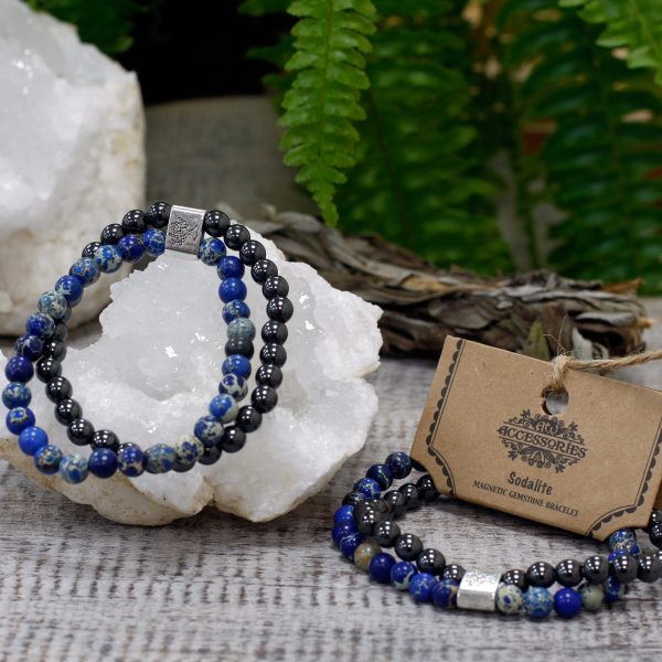 Magnetic Gemstone Bracelet - Sodalite - Image 4