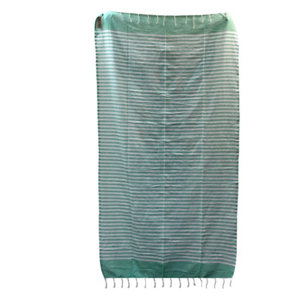 Cotton Pario Towel - 100x180 cm - Picnic Green - Image 3