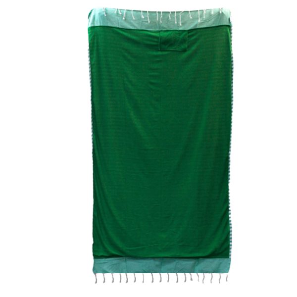 Cotton Pario Towel - 100x180 cm - Picnic Green - Image 4