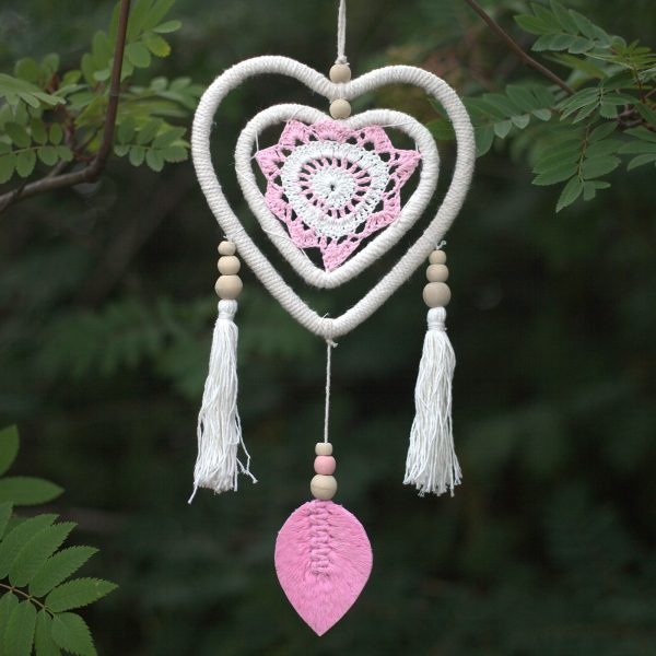 Dream Catcher - Medium Pink Heart in Heart - Image 2
