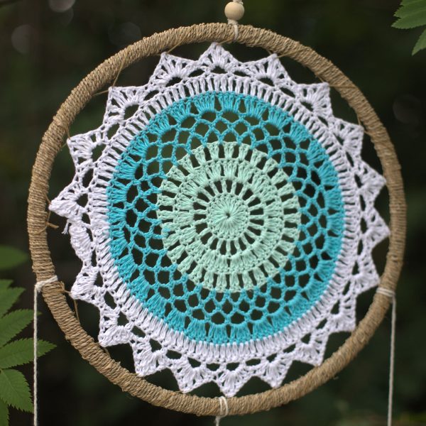 Dream Catcher - Large Turquoise Elemental Spirits - Image 4