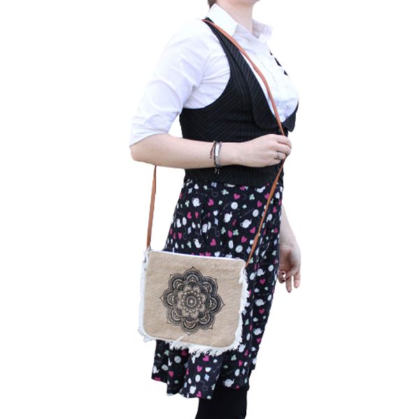 Fab Fringe Bag - Mandela Print - Image 2