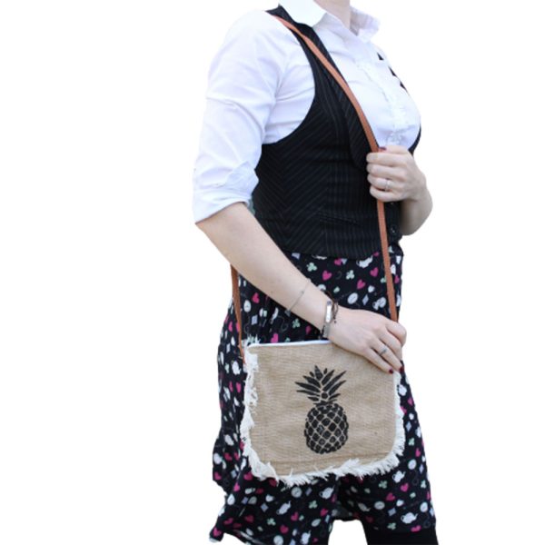 Fab Fringe Bag - Pineapple Print - Image 3