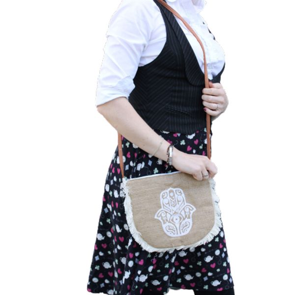 Fab Fringe Bag - Hamsa Print - Image 2