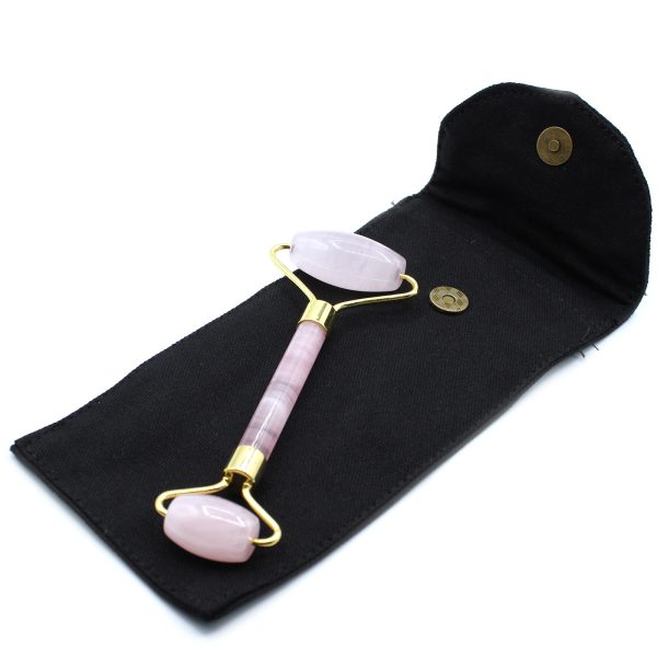 Gemstone Face Roller - Rose Quartz - Image 2