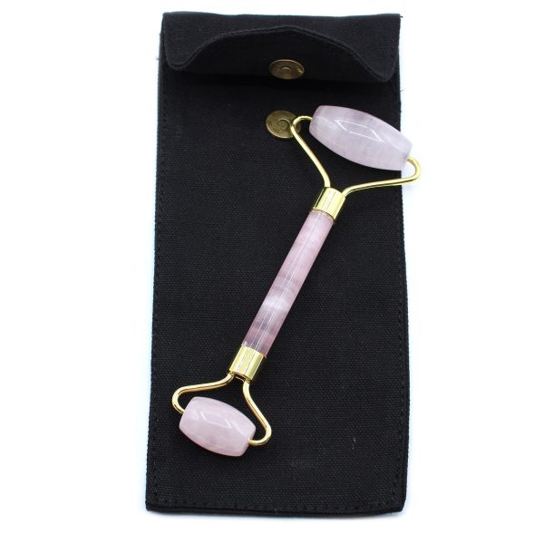 Gemstone Face Roller - Rose Quartz - Image 4