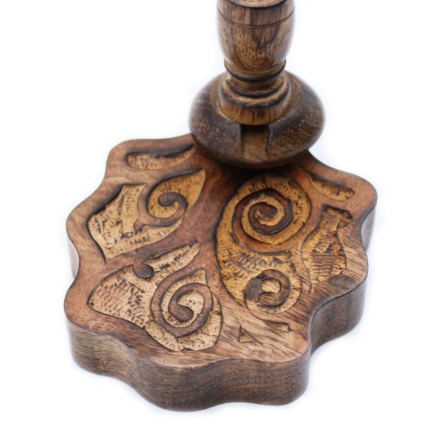 Sm Mango Wood Backflow Burner - Tree of Life - Image 3