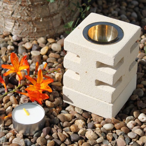 Stone Oil Burner - Abstract Cuts - Image 2