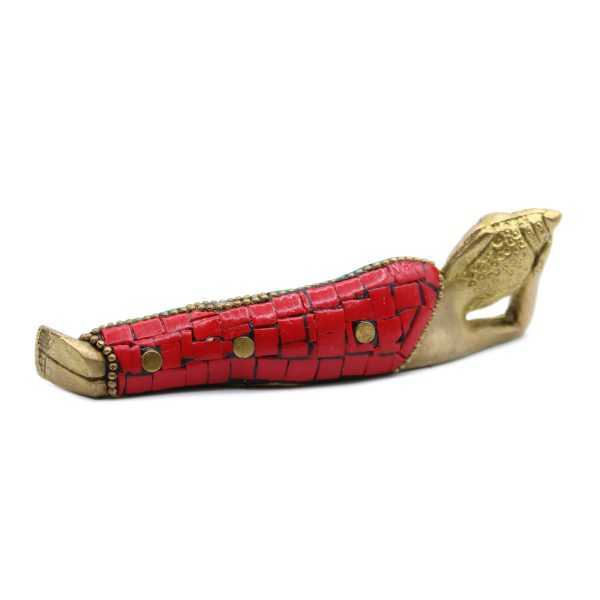 Brass Buddha Figure - Lying Down - 10cm - Image 2