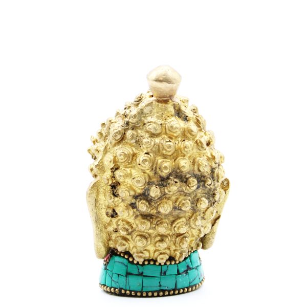 Brass Buddha Figure - Med Head - 8 cm - Image 2