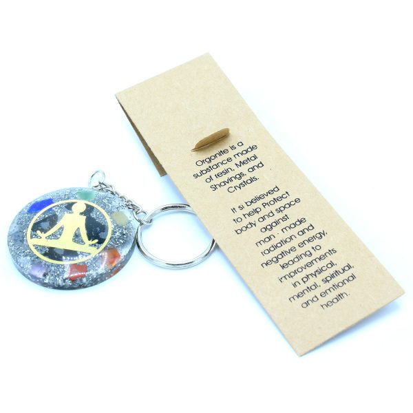 Orgonite Power Keyring - Buddha Seven Chakra - Image 3