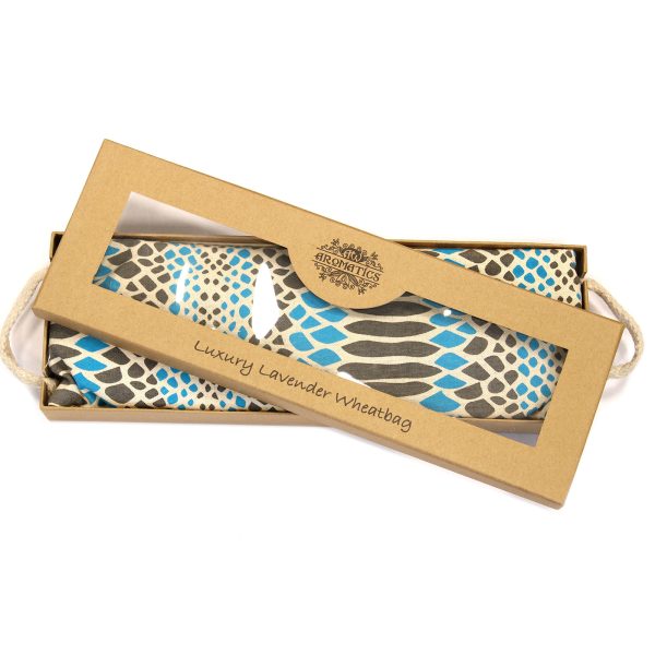 Luxury Lavender  Wheat Bag in Gift Box  - Blue Viper - Image 2