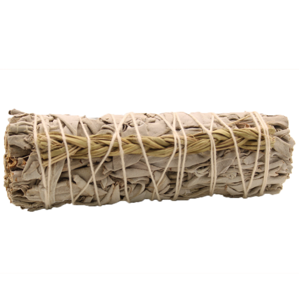 Smudge Stick - White Sage & Sweetgrass 10cm - Image 2