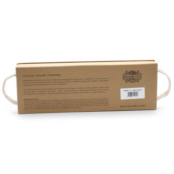 Luxury Lavender  Wheat Bag in Gift Box  - Night Leopard - Image 4