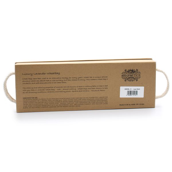 Luxury Lavender  Wheat Bag in Gift Box  - Lazy Sloth - Image 4
