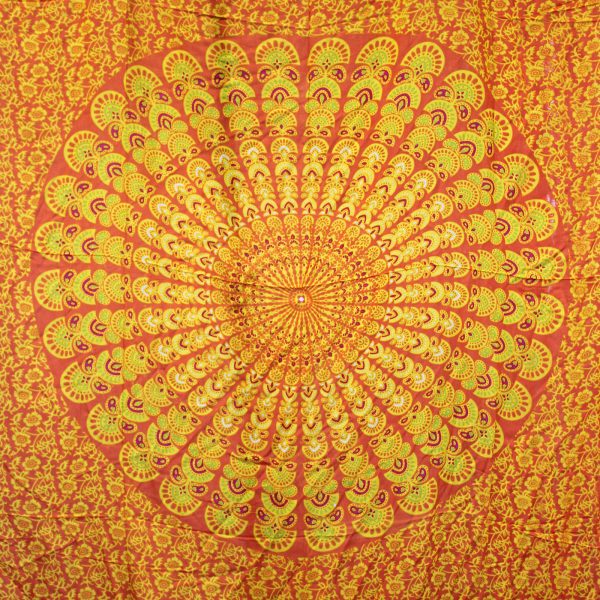 Lime Orange Mandala Sarongs - Image 3
