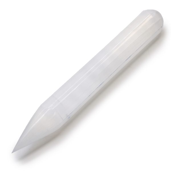 Selenite Wand - 16 cm (Point one End) - Image 2