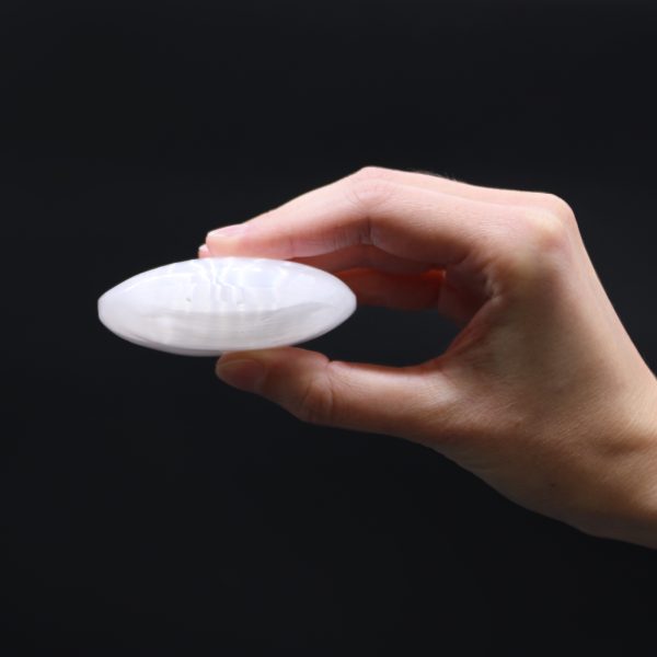Selenite Palm Stone - 6.5 cm - Image 4