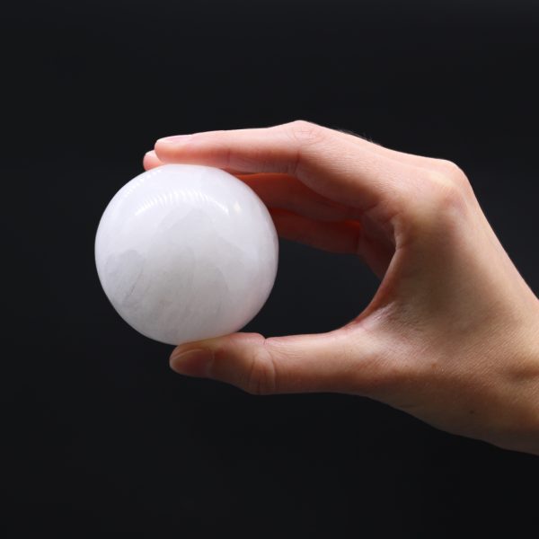 Selenite Sphere - 5-6 cm - Image 4