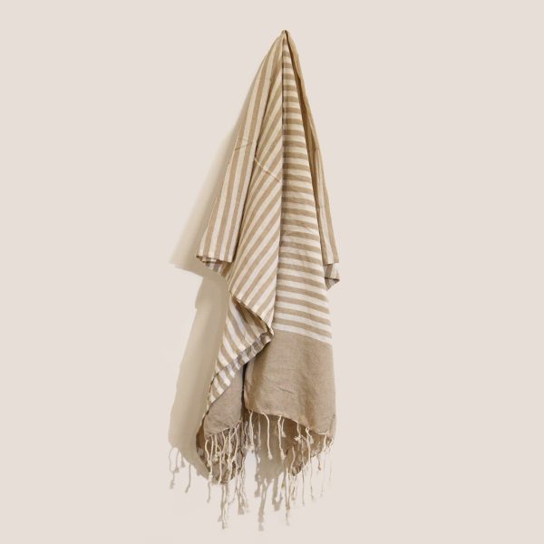 Cotton Pario Throw - 100x180 cm - Warm Sand - Image 2